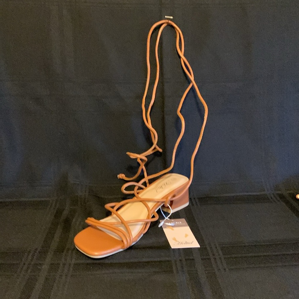 Heltid Tan Gladiator Sandals Size 9 - Picture 6 of 8